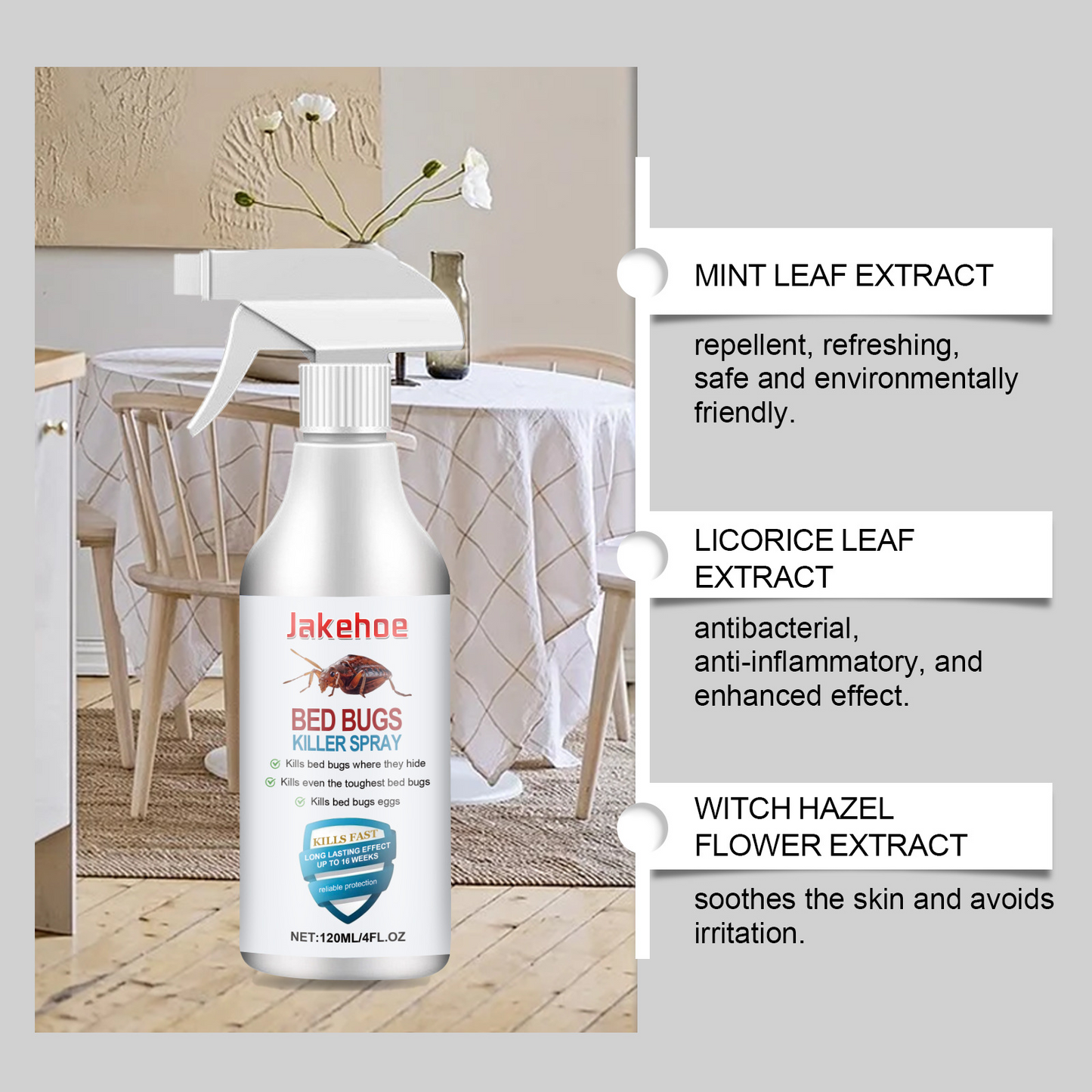 Powerful Bed Bug Repellent Spray- Buy 1 get 1 Free