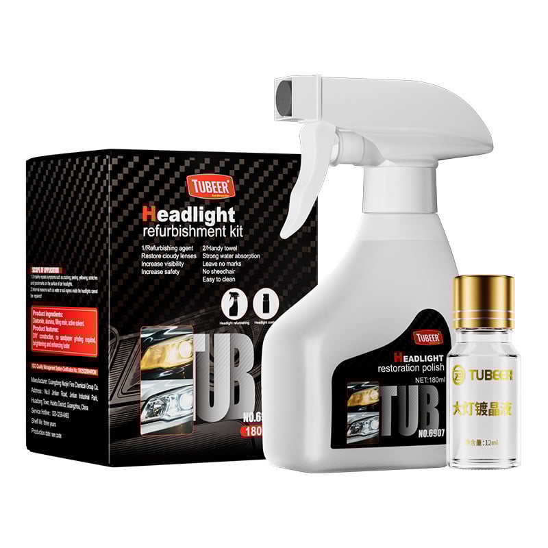 🔥🚘Automotive Headlamp Restoration Fluid Kit