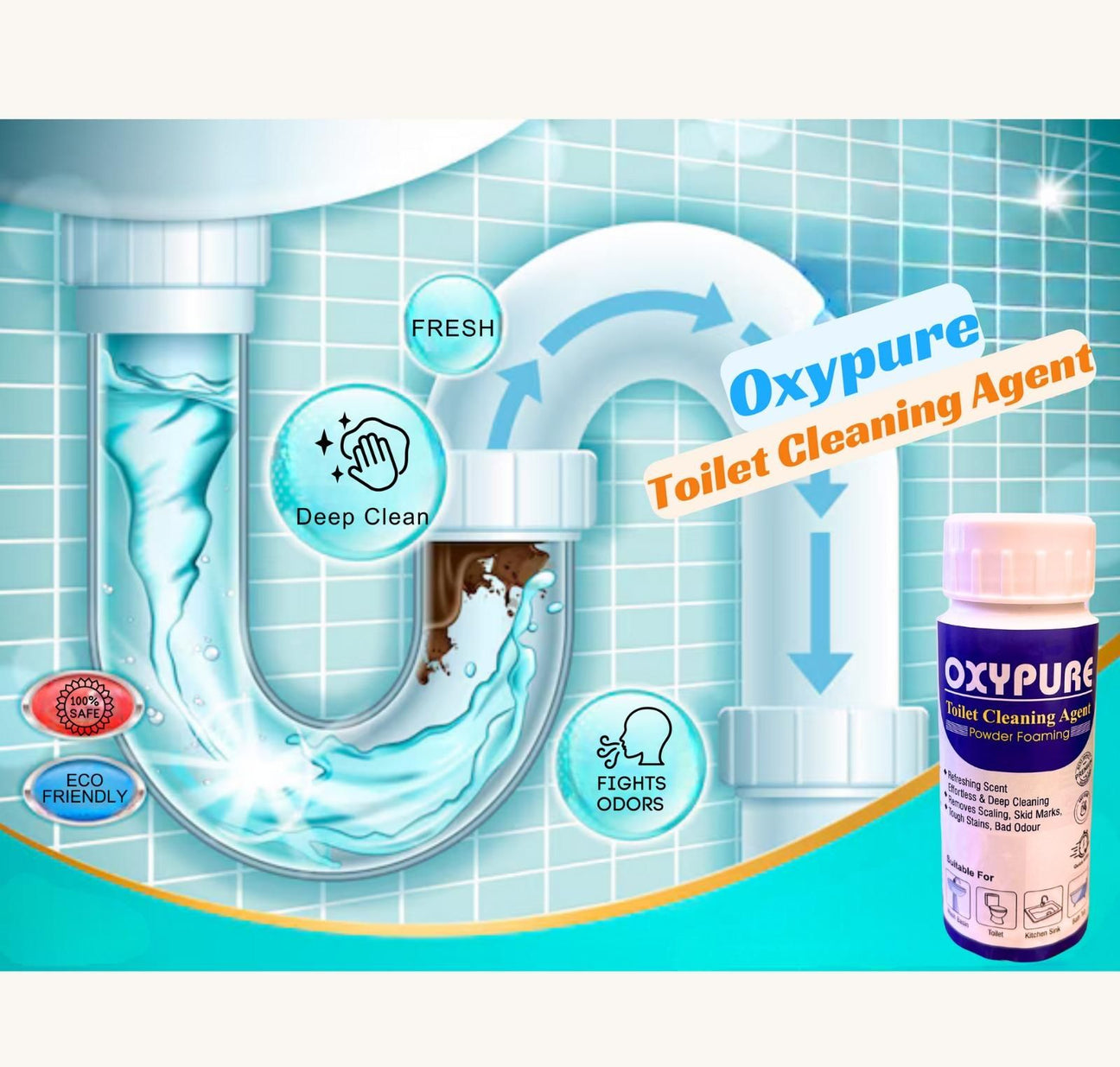Oxy Toilet Cleaning Agent 🎁Buy1 Get 1 Free🎁