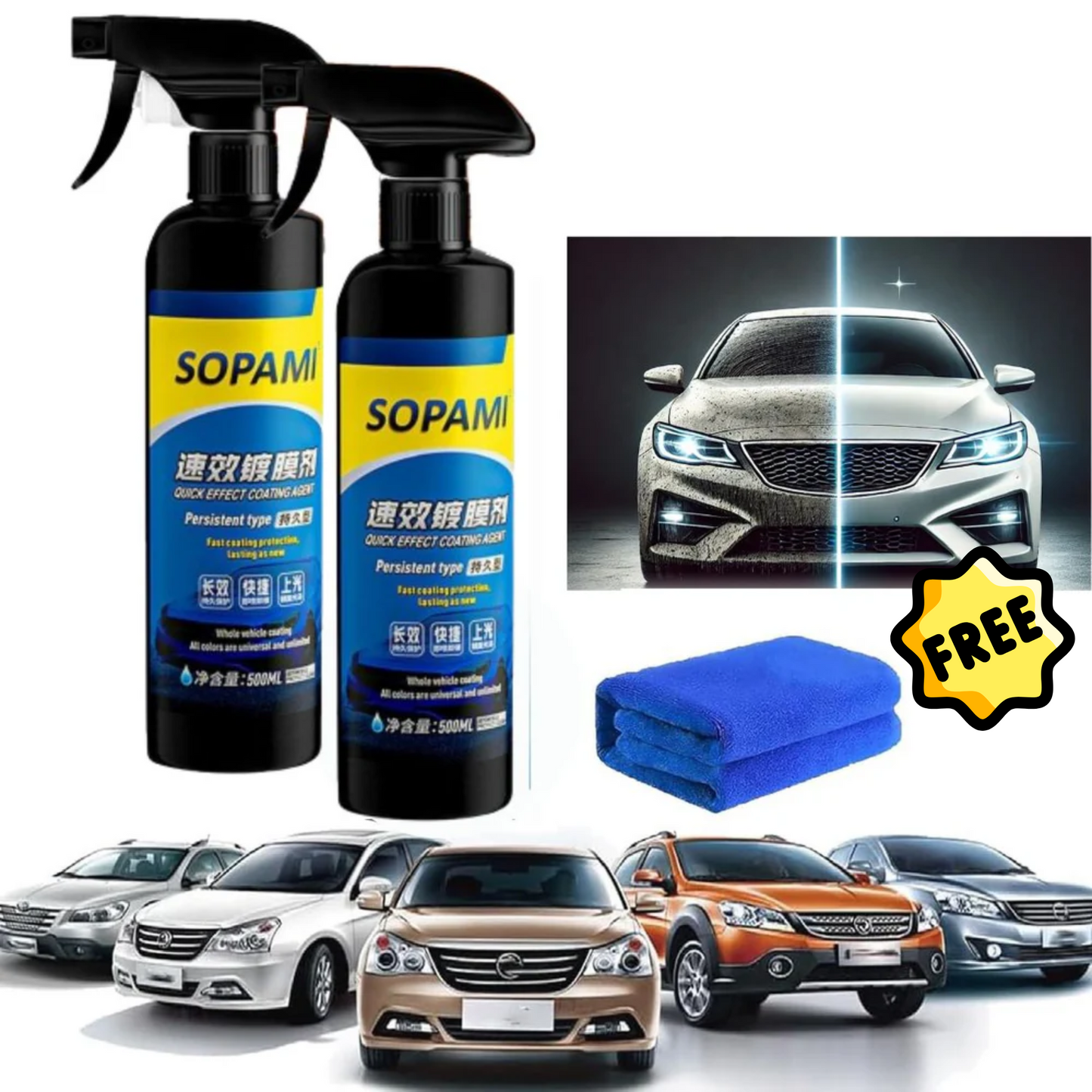German Tech Car Coating Spray- Buy 1 Get 1 Free
