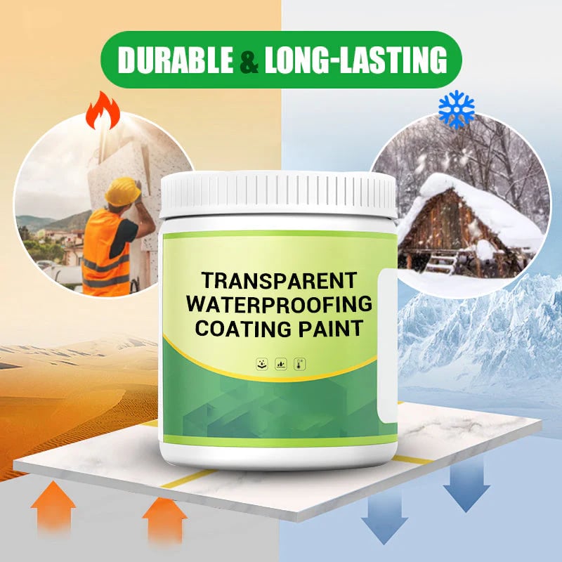 🔥Transparent Waterproofing Coating Paint - Buy 1 Get 1 Free