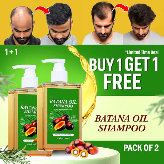 Batana Oil Shampoo for Hair Growth with Rosemary Extract 🌱✨ (100% Pure & Natural) - Buy 1 Get 1 Free🔥🔥