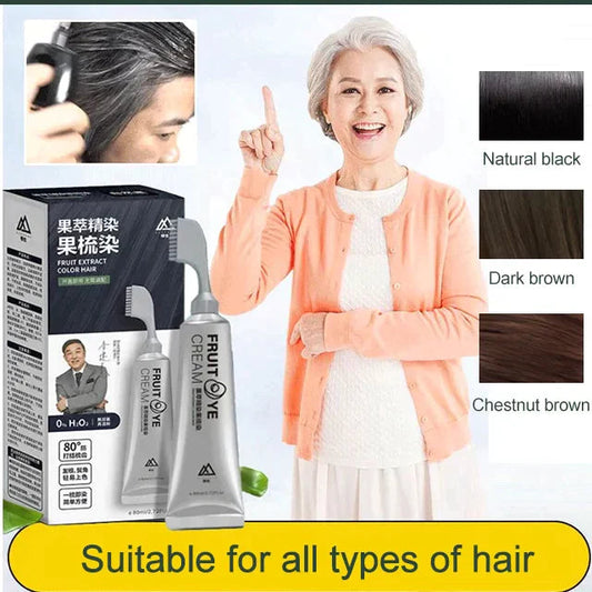 Fruit Essence Hair Dyeing Comb（40% OFF）