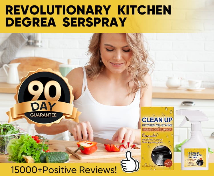 Revolutionary Kitchen Degreaser Spray: Effortlessly Eliminate Stubborn Grease & Grime!