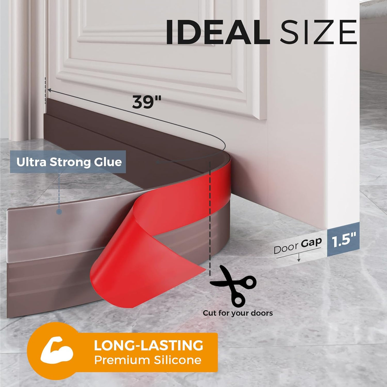 SealGuard Door Draft Stopper Pack of 3