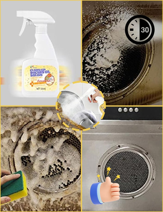 Revolutionary Kitchen Degreaser Spray: Effortlessly Eliminate Stubborn Grease & Grime!