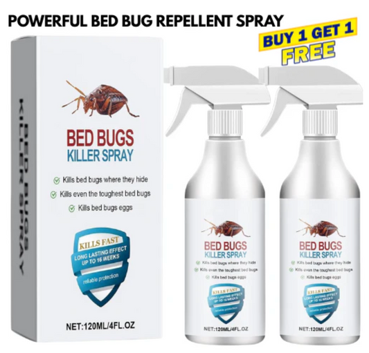 Powerful Bed Bug Repellent Spray- Buy 1 get 1 Free